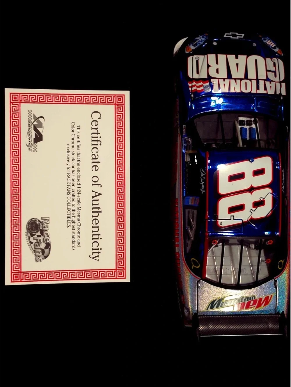 Dale Earnhardt Jr. #88 National Guard 2008 Impala SS 1:24 Scale Stock Car Die-Ca